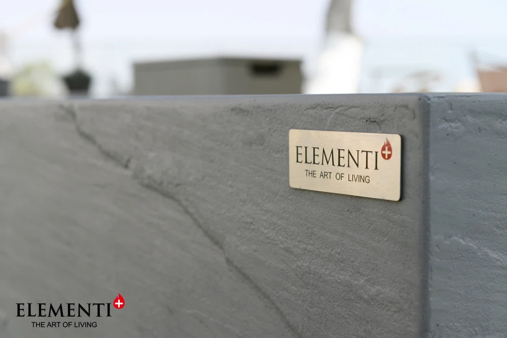 Elementi Capertee Gas Fire Pit Table | Space Grey