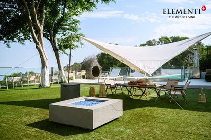 Elementi Capertee Gas Fire Pit Table | Space Grey