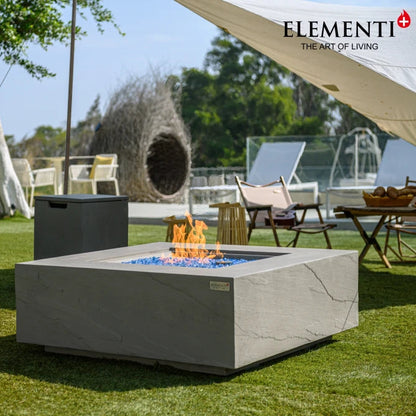 Elementi Capertee Gas Fire Pit Table | Space Grey