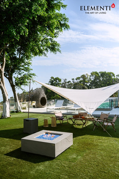 Elementi Capertee Gas Fire Pit Table | Space Grey