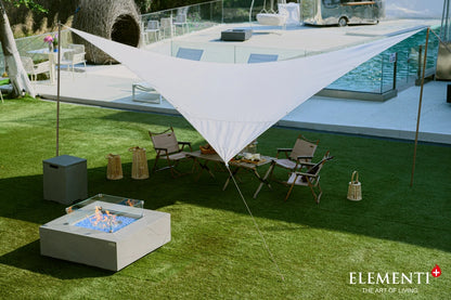 Elementi Capertee Gas Fire Pit Table | Space Grey