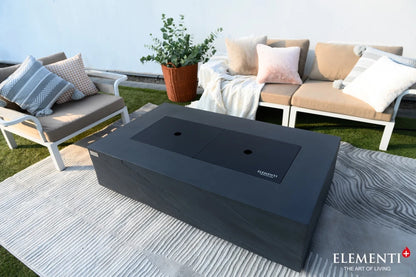 Elementi Cape Town Gas Fire Pit Table | Slate Black