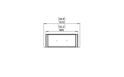 EcoSmart Fire Flex 32SS Fireplace Insert dimensions drawing