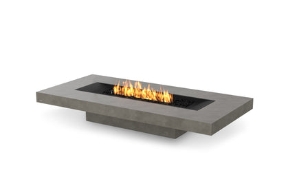 EcoSmart Fire Gin 90 (Low) Fire Pit Table Natural