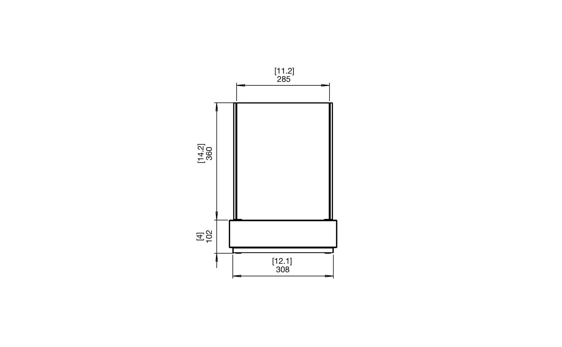 EcoSmart Fire Mini T Designer Fireplace