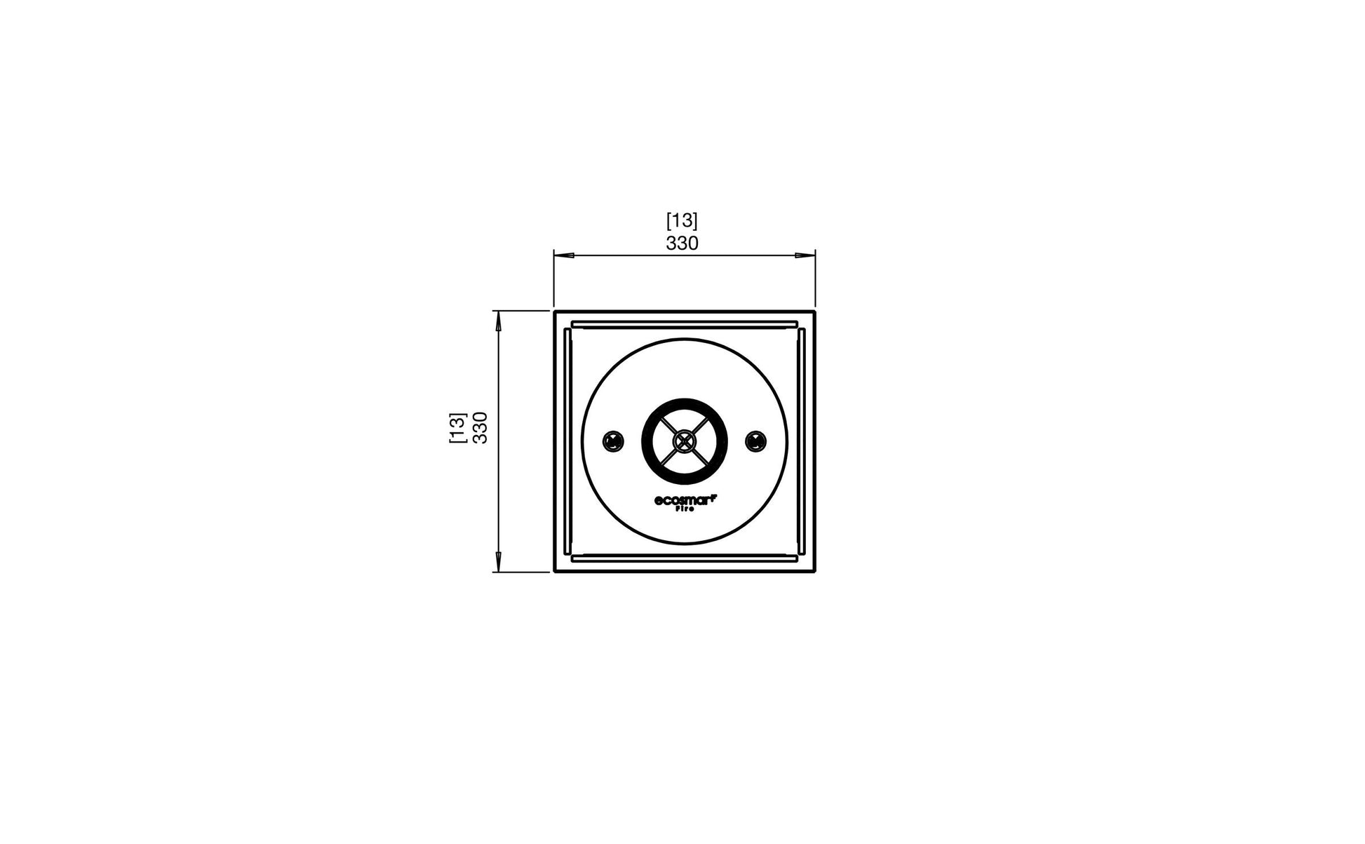EcoSmart Fire Mini T Designer Fireplace