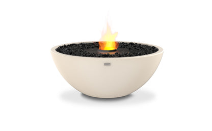 EcoSmart Fire Mix 850 Round Fire Pit Bowl, 85cm, Concrete, Outdoor, Bioethanol Bone