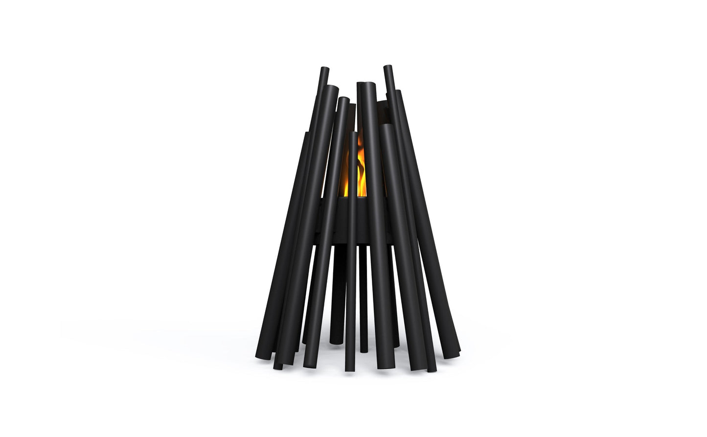 EcoSmart Fire Stix 8 Portable Fire Pit Black