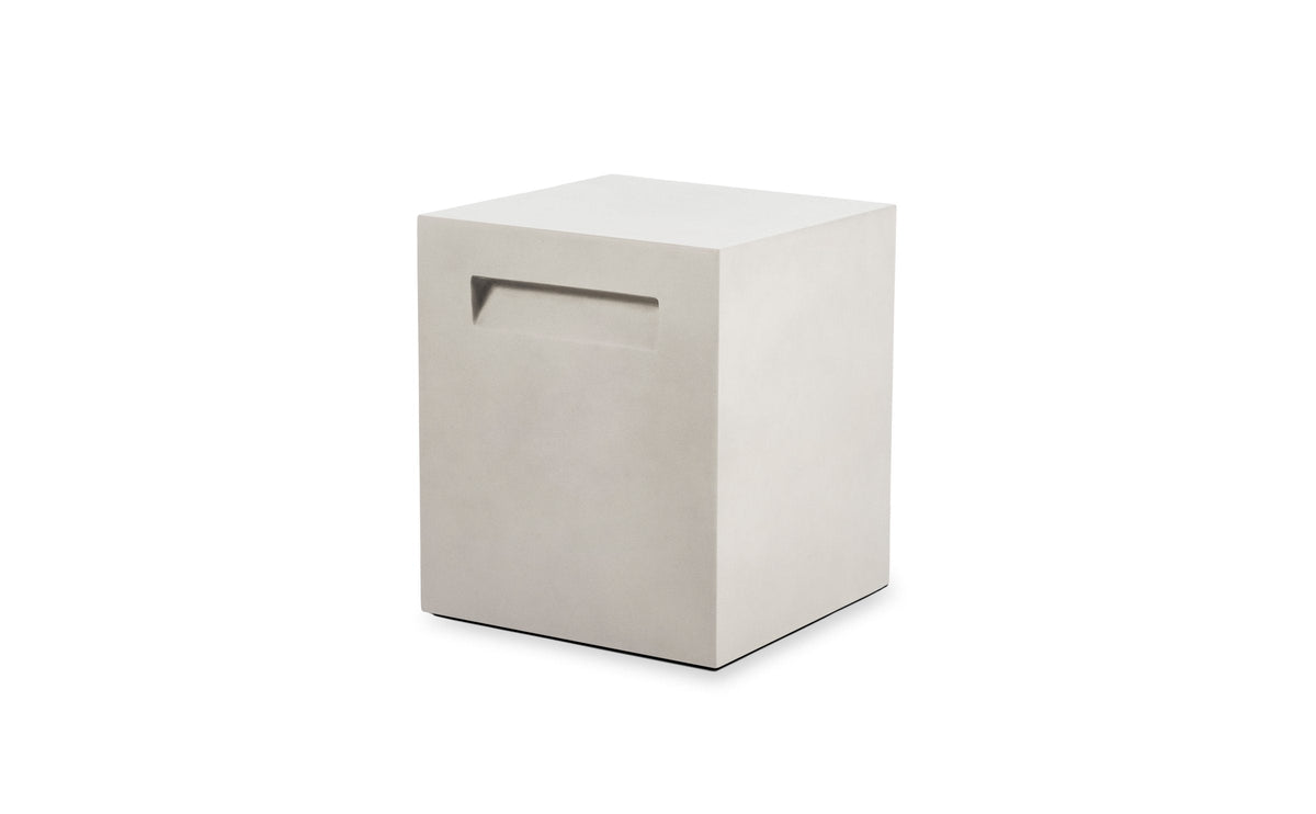 EcoSmart Fire Tank Stool & Side Table Bone