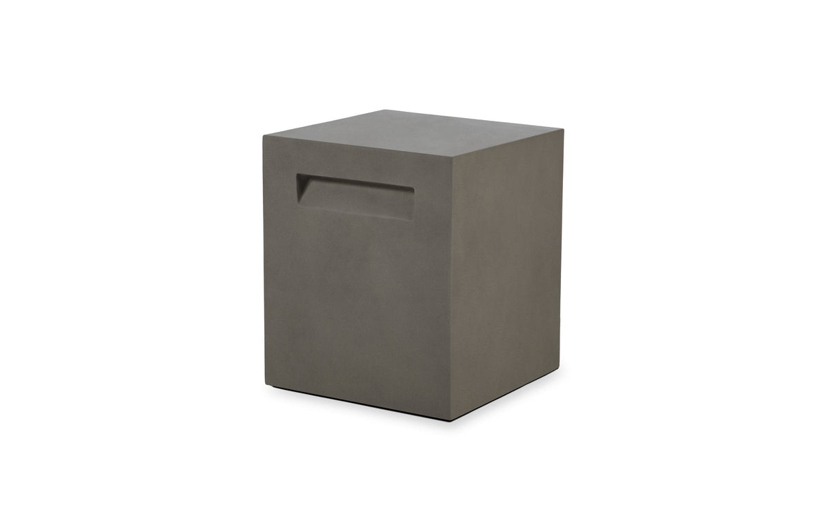 EcoSmart Fire Tank Stool & Side Table Natural