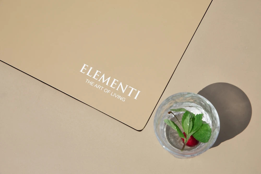 Elementi Colorado Gas Fire Pit Table | Sunlight Yellow