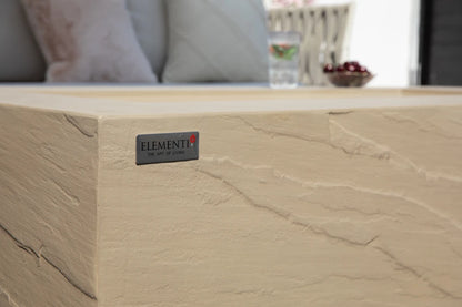 Elementi Colorado Gas Fire Pit Table | Sunlight Yellow