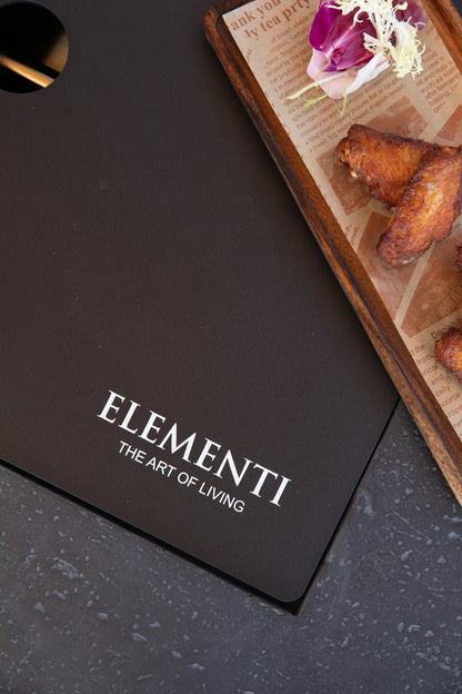 Elementi Positano Gas Fire Pit Table | Dark Grey