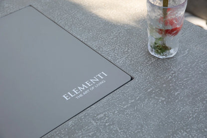 Elementi Riviera Gas Fire Pit Table | Light Grey