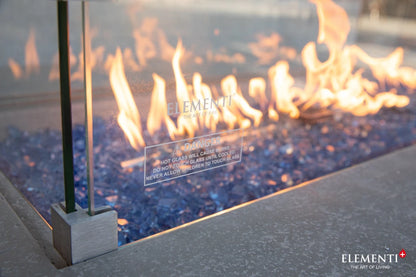 Elementi Riviera Gas Fire Pit Table | Light Grey