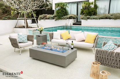 Elementi Meteora Gas Fire Pit Table | Space Grey