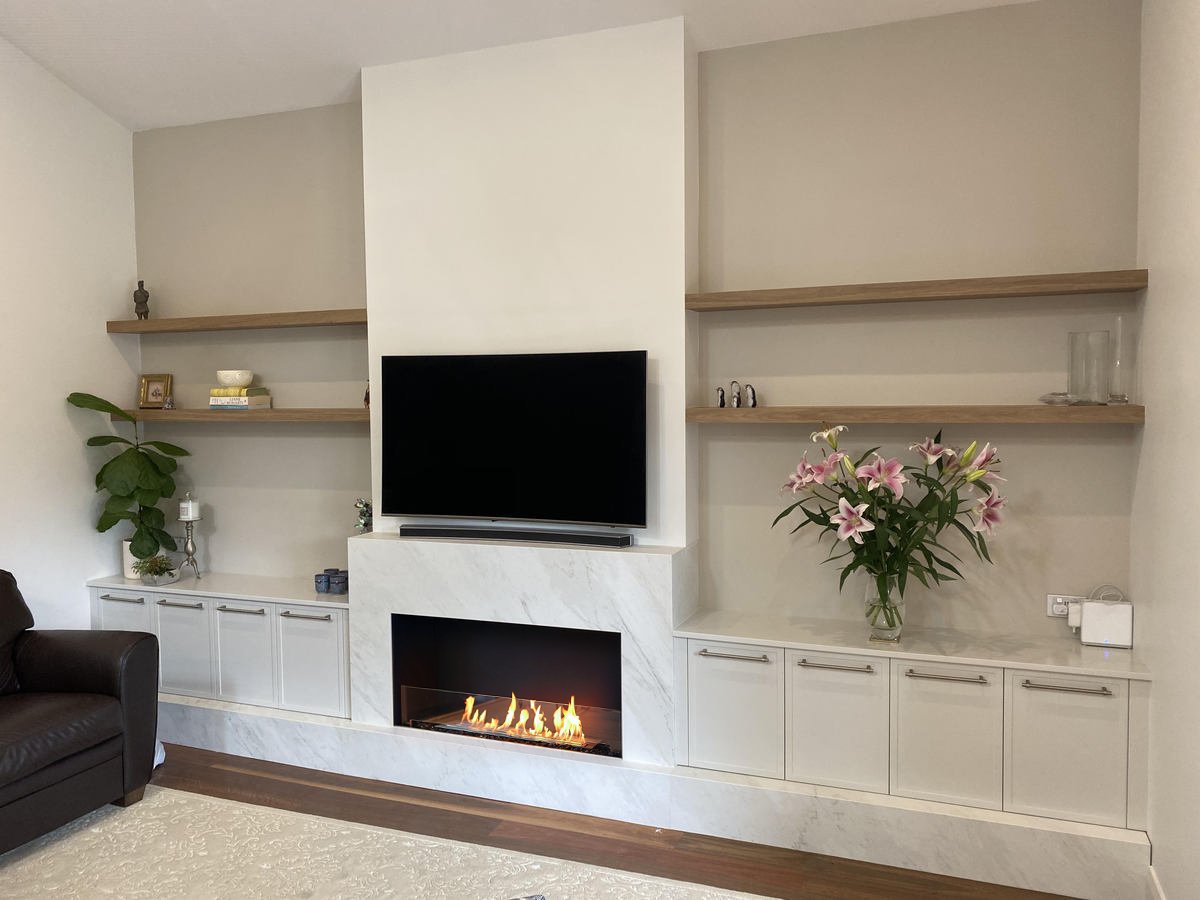 EcoSmart Fire Flex 42SS Fireplace Insert lifestyle