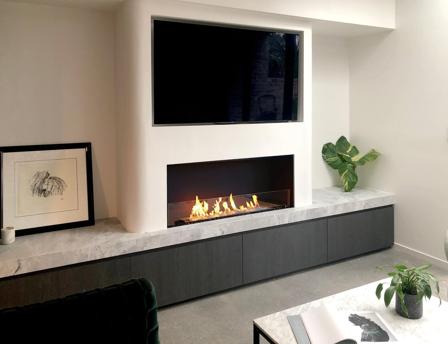 EcoSmart Fire Flex 50SS Fireplace Insert lifestyle