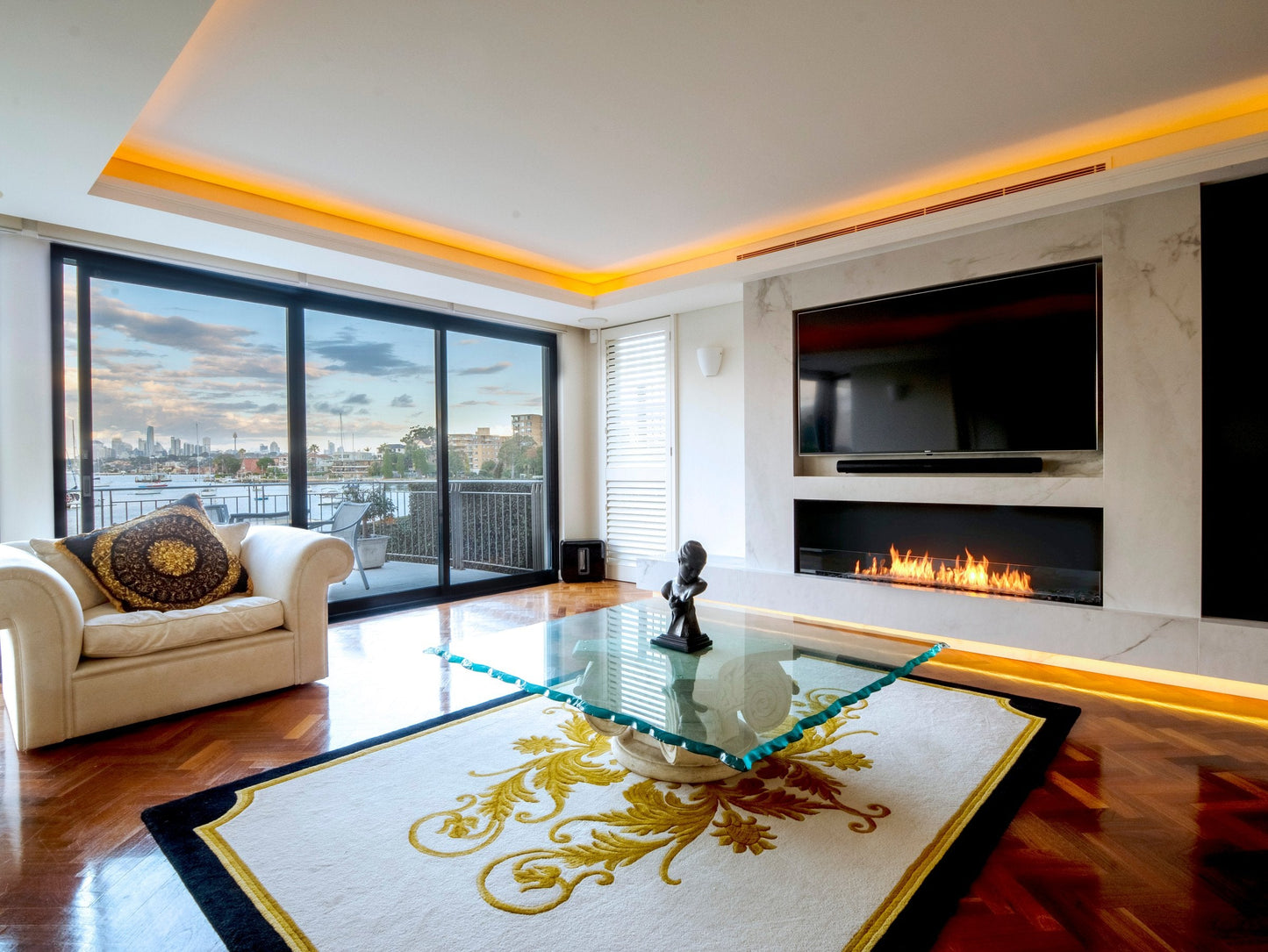 EcoSmart Fire Flex 68SS Fireplace Insert lifestyle