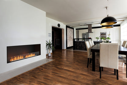 EcoSmart Fire Flex 86SS Fireplace Insert lifestyle render (CGI, no real installation photography exists for this size)