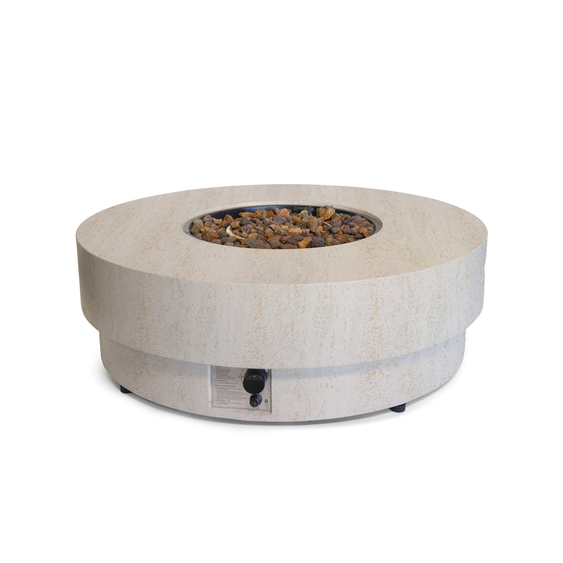 Happy Cocooning Estate Round 105 Fire Pit Table