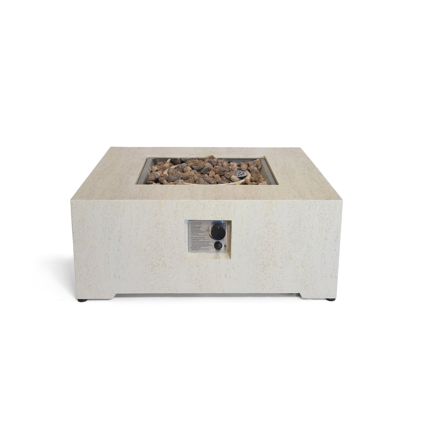 Happy Cocooning Estate Square 88 Fire Pit Table
