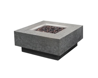 Elementi Manhattan Gas Fire Pit Table | Light Grey
