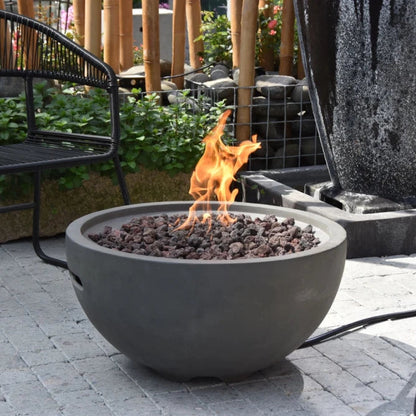 Elementi Nantucket Gas Fire Bowl | Light Grey