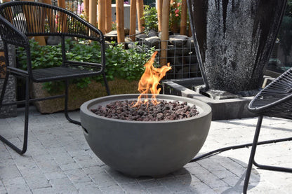 Elementi Nantucket Gas Fire Bowl | Light Grey