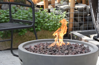 Elementi Nantucket Gas Fire Bowl | Light Grey