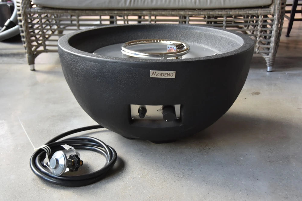 Elementi Jefferson Gas Fire Bowl | Black