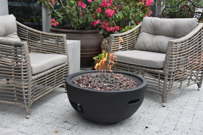 Elementi Jefferson Gas Fire Bowl | Black