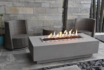 Elementi Granville Gas Fire Pit Table | Light Grey