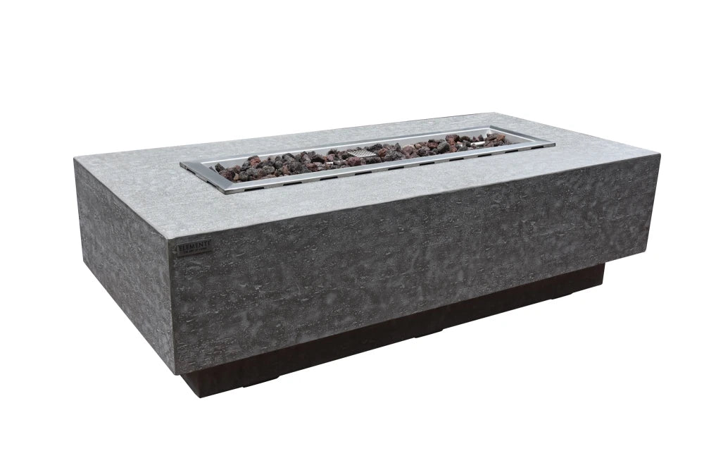 Elementi Kingsale Gas Fire Pit Table | Light Grey