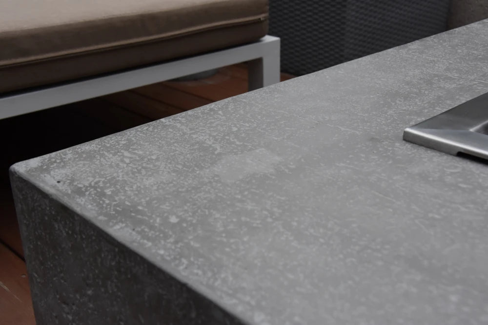 Elementi Hampton Gas Fire Pit Table | Light Grey