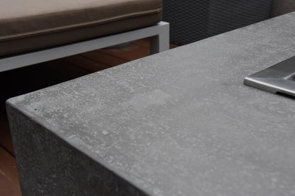 Elementi Hampton Gas Fire Pit Table | Light Grey