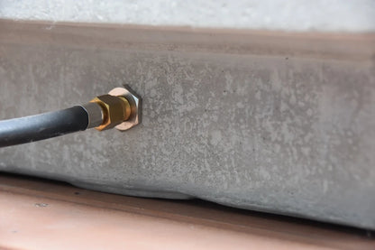 Elementi Hampton Gas Fire Pit Table | Light Grey