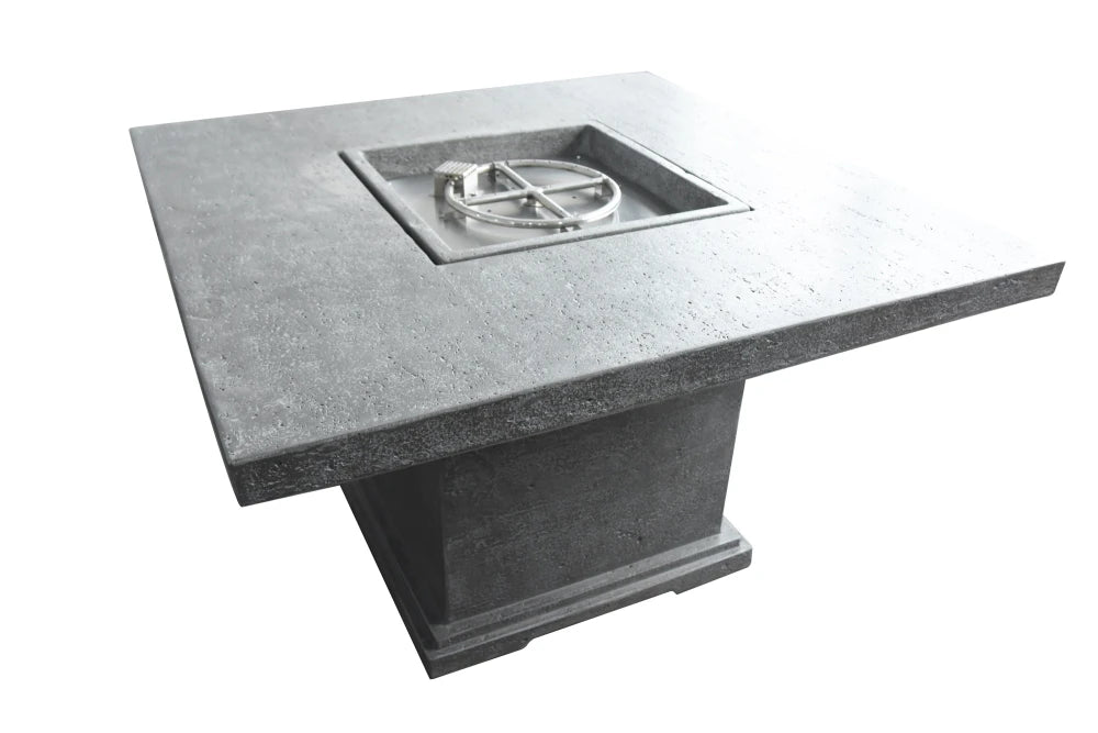 Elementi Birmingham Gas Fire Pit Dining Table | Light Grey