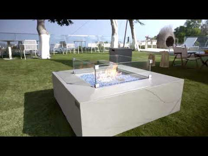 Elementi Capertee Gas Fire Pit Table | Space Grey