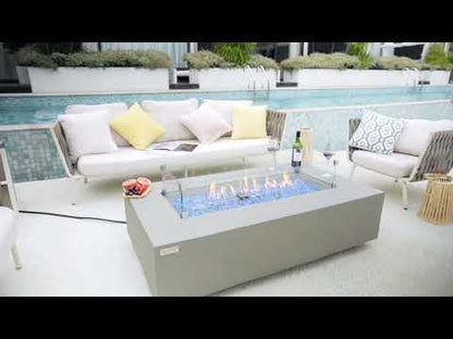 Elementi Meteora Gas Fire Pit Table | Space Grey