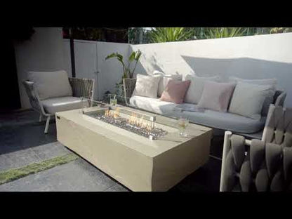 Elementi Colorado Gas Fire Pit Table | Sunlight Yellow
