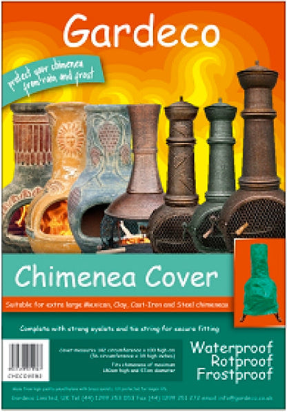 Gardeco Chimenea Rain Cover, Fits up to 129cm