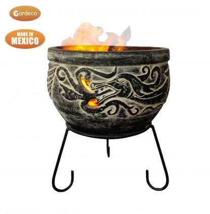 Gardeco Wynd The Dragon Clay Fire Pit